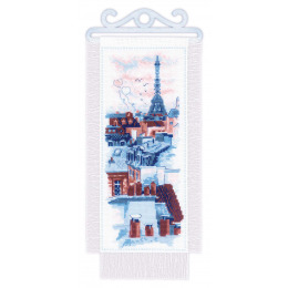 Набор для вышивания крестом "Крыши Парижа"