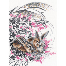 Набор для вышивания крестом "Кролики"