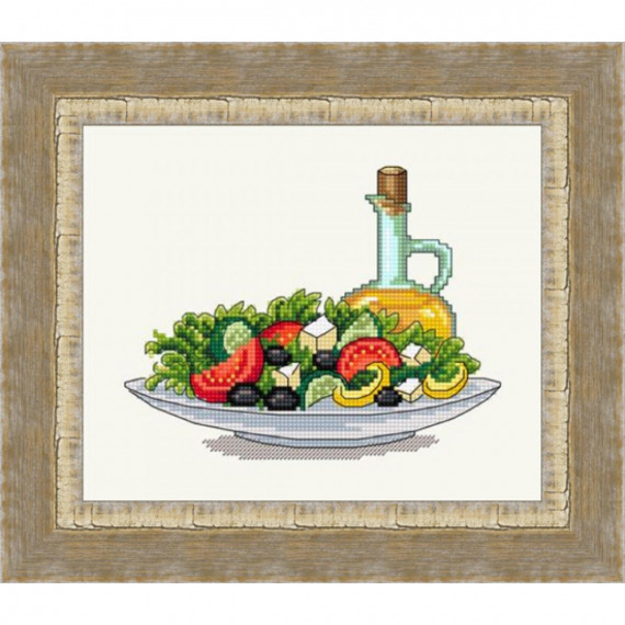 Набор для вышивания крестом "Греческий салат"