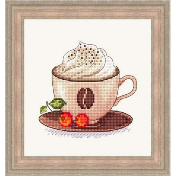 Набор для вышивания крестом "Кофе со сливками"