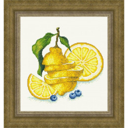 Набор для вышивания крестом "Сочный лимон"