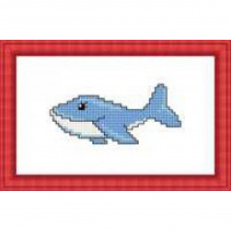 Набор для вышивания крестом "Голубой кит"