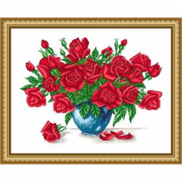 Набор для вышивания крестом "Розы для любимой"