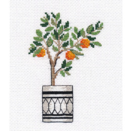 Набор для вышивания крестом "Апельсиновое дерево"
