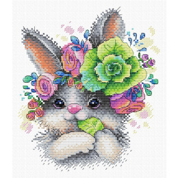 Набор для вышивания крестом "Очаровательный кролик"