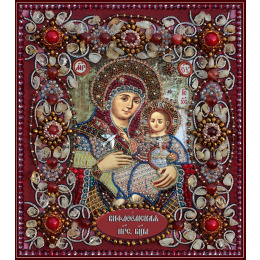 Набор для вышивания хрустальными бусинами "Богородица Вифлеемская"