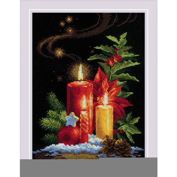Набор для вышивания крестом "Рождественский свет"