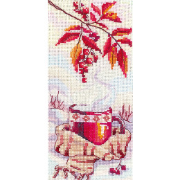 Набор для вышивания крестом "Горячий чай"