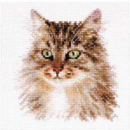 Набор для вышивания крестом "Сибирская кошка"
