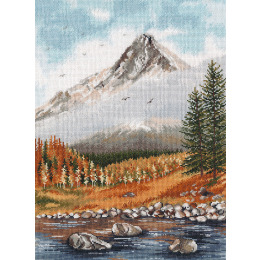 Набор для вышивания крестом "Осень в горах" 