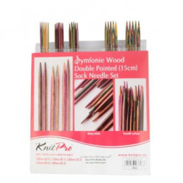 Набор деревянных носочных спиц 20 cm Symfonie  Wood  KnitPro