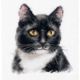 Набор для вышивания крестом "Черный кот"