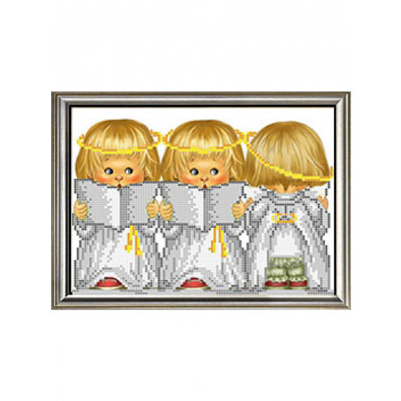 Набор для вышивания бисером "Певчие ангелочки"
