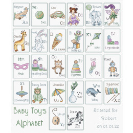 Набор для вышивания крестом "Baby Toys Alphabet"
