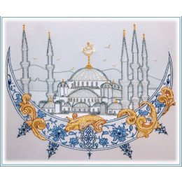 Набор для вышивания хрустальными бусинами "Голубая мечеть"