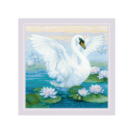 Набор для вышивания кестом "Белая лебедь"