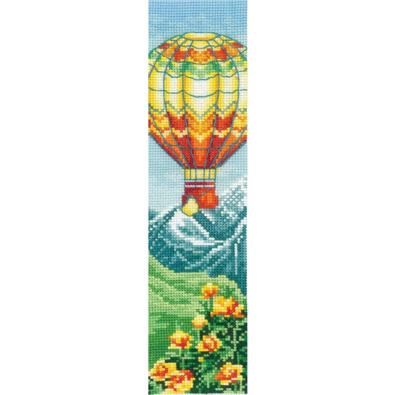 Набор для вышивания крестом "Закладки. Воздушный шар"
