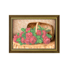 Набор для вышивания бисером "Бархатные розы"
