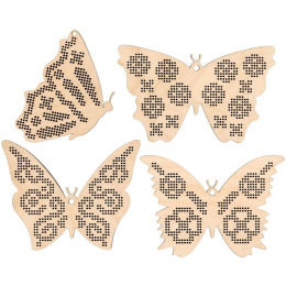 Заготовки для вышивки "Бабочки"