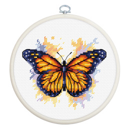 Набор для вышивания крестом "Бабочка монарх"