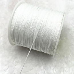Шнур нейлоновый для плетения 1 мм длина 90 м цвет белый