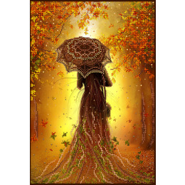 Рисунок на ткани для вышивания бисером "Осенняя"