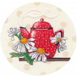 Набор для вышивания крестом "Чайная миниатюра-3"