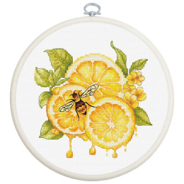 Набор для вышивания крестом "Лимонный сок"