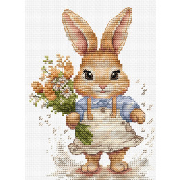 Набор для вышивания крестом "Счастливый кролик"
