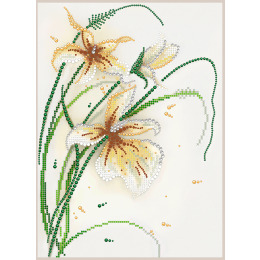 Набор для вышивания бусинами "Орхидея"