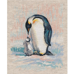 Набор для вышивания крестом "Пингвины"