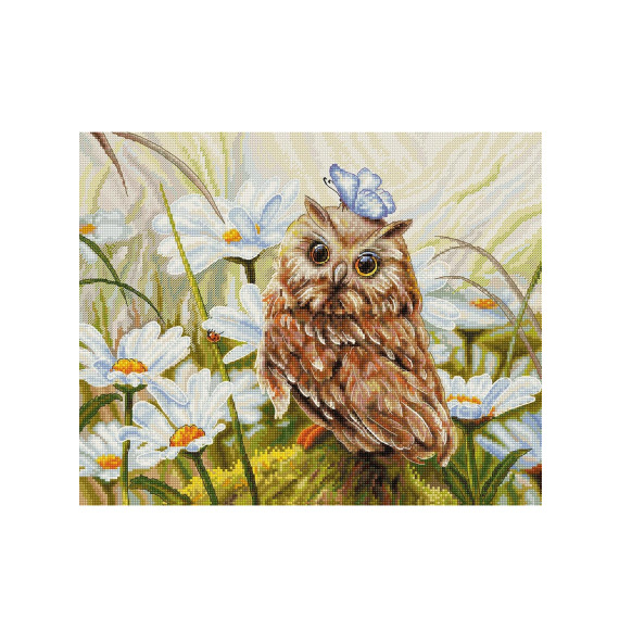 Набор для вышивания крестом «Везучая сова»