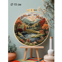Набор для вышивания гладью "Горные мотивы"