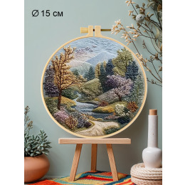 Набор для вышивания гладью "Горная долина"