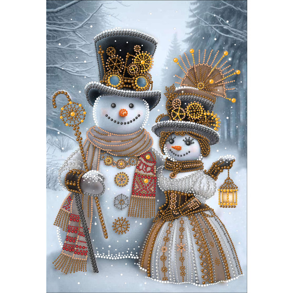 Рисунок на ткани для вышивания бисером "Часовички"