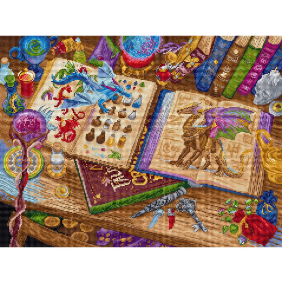 Наборы для вышивания и шитья "Исследования драконов"