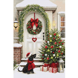 Набор для вышивания крестиком  «В ожидании Рождества»