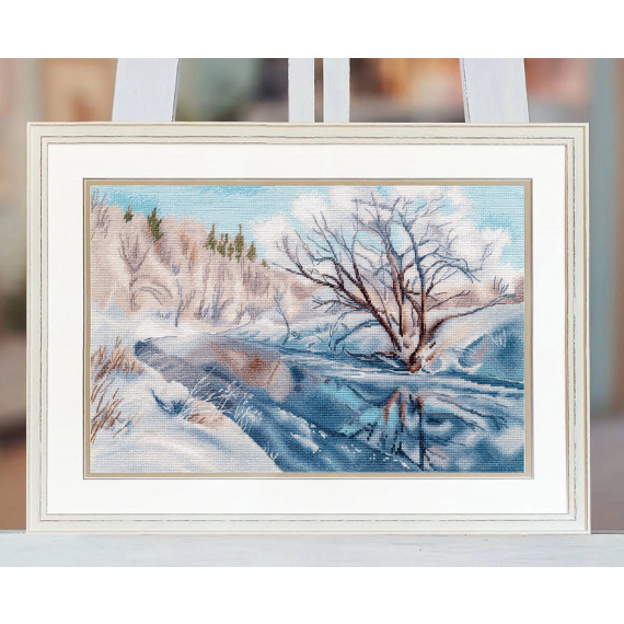 Набор для вышивания "Февральская лазурь"