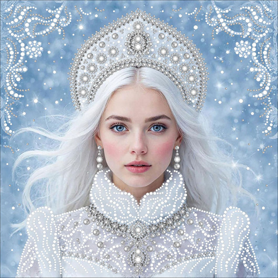 Основа для вышивания Снегурочка 2