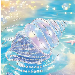 Набор по созданию картин бусинами "Ракушка"