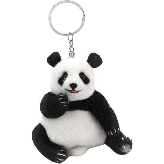 Набор для валяния, игрушка из шерсти Панда