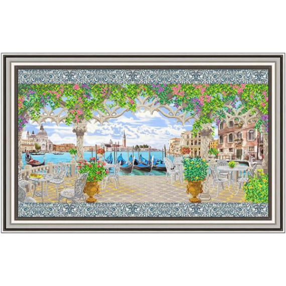 Рисунок на ткани "Красота Венеции"