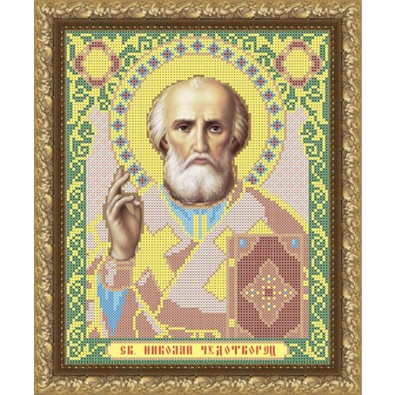 Рисунок на ткани "Святой Николай"