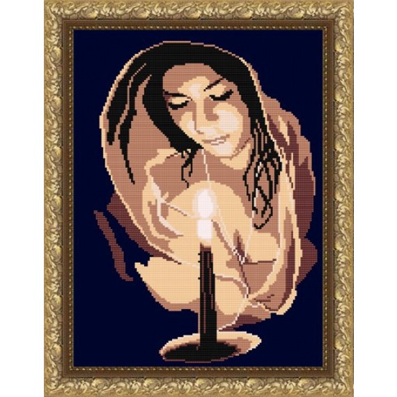 Рисунок на ткани "Молитва"