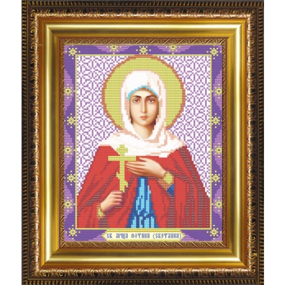 Рисунок на ткани "Св. Мученица Фотина"
