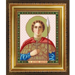 Рисунок на ткани "Святой Мученик Валерий"