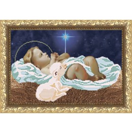 Рисунок на ткани "Рождество Иисуса"